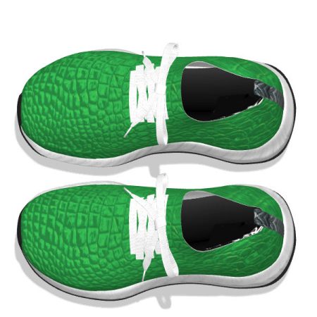 Green Alligator Leather